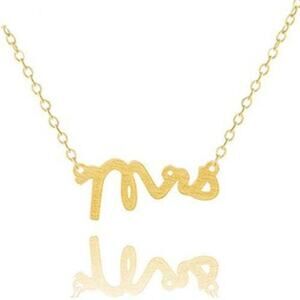Mrs. Necklace — Waterproof Stainless Steel, Adjustable Length